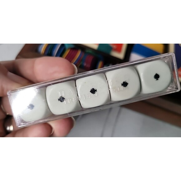 RARE Dal Negro Treviso - Playing Card Game Poker Set w/ Unique Enamel Top! - Picture 11 of 16